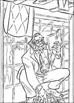 coloriage x men le professeur la bete